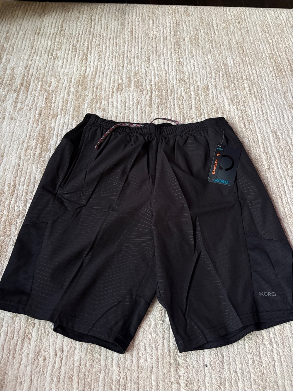 Skora Men's Black Athletic Shorts size Med
